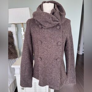 Willi Smith Brown Sweater Coat
